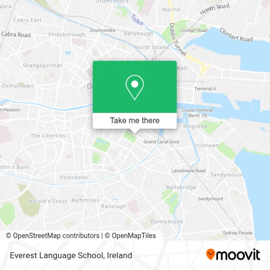 Everest Language School map