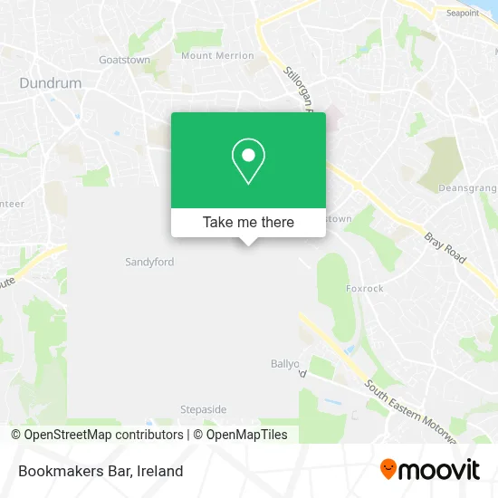 Bookmakers Bar map