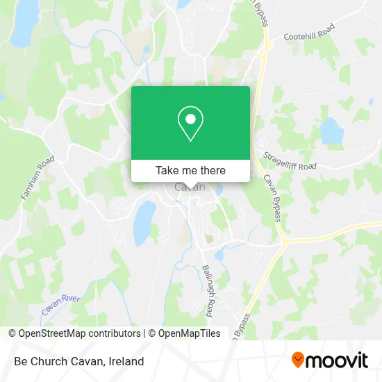 Be Church Cavan map