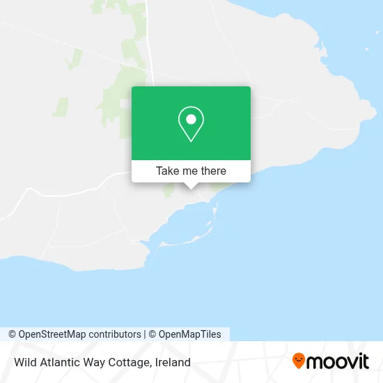 Wild Atlantic Way Cottage map