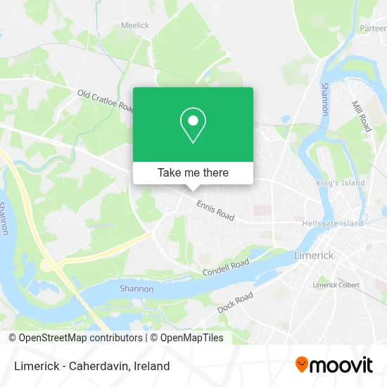 Limerick - Caherdavin map