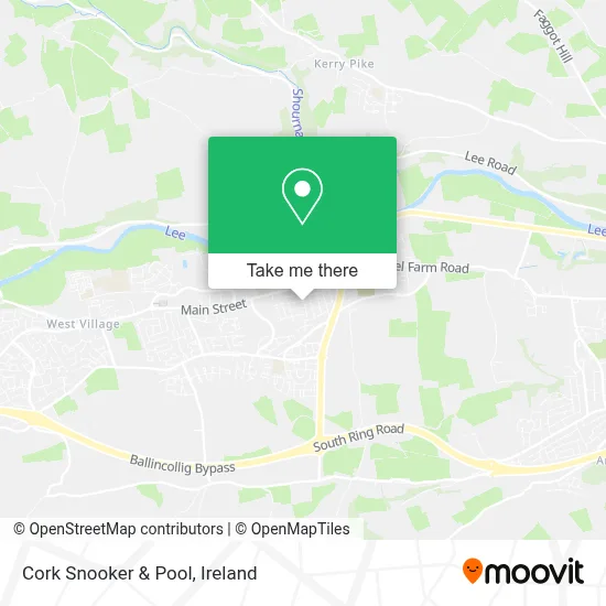 Cork Snooker & Pool map