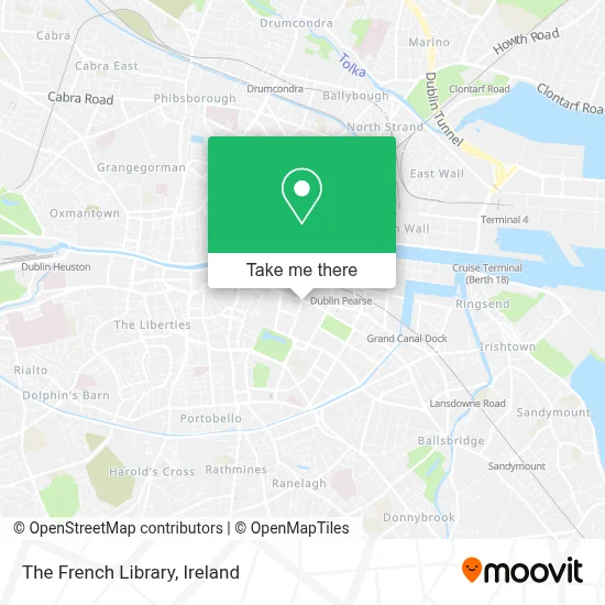 The French Library map
