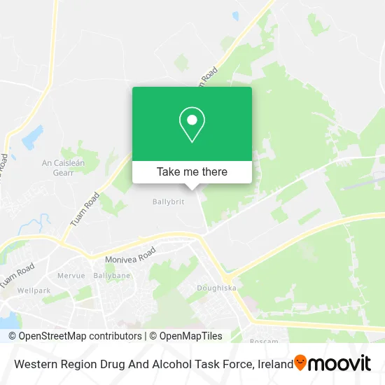 Western Region Drug And Alcohol Task Force map