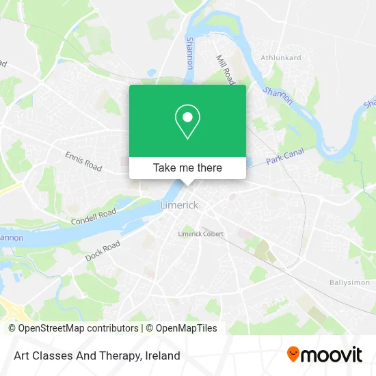Art Classes And Therapy map