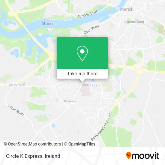 Circle K Express map