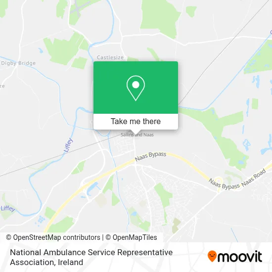 National Ambulance Service Representative Association map