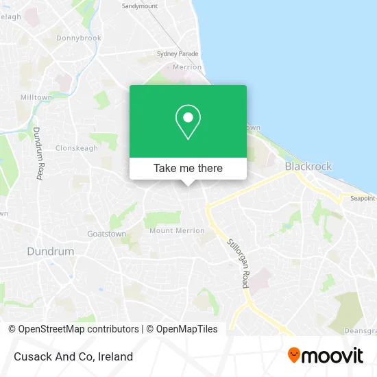 Cusack And Co map