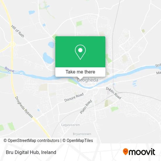 Bru Digital Hub map