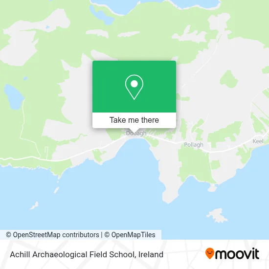 Achill Archaeological Field School map