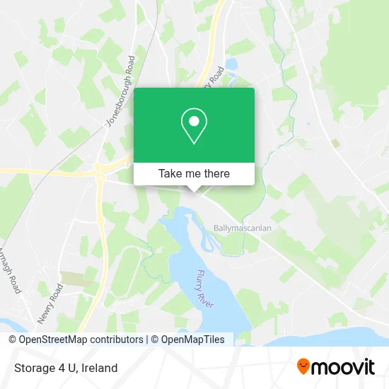 Storage 4 U map