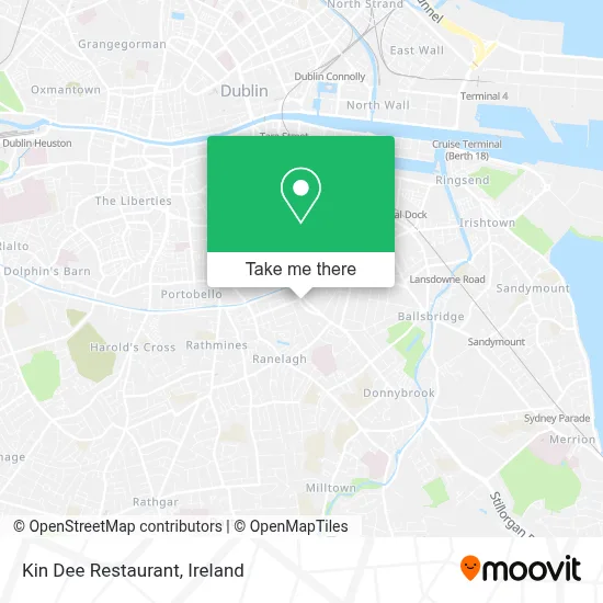 Kin Dee Restaurant map