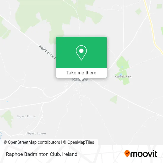 Raphoe Badminton Club map