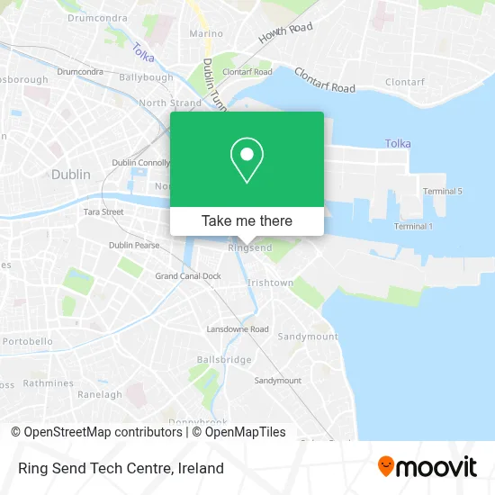 Ring Send Tech Centre map