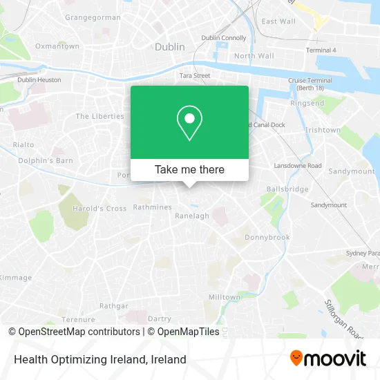 Health Optimizing Ireland map