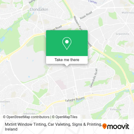 Mxtint Window Tinting, Car Valeting, Signs & Printing map