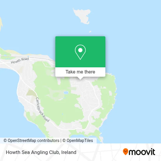 Howth Sea Angling Club map