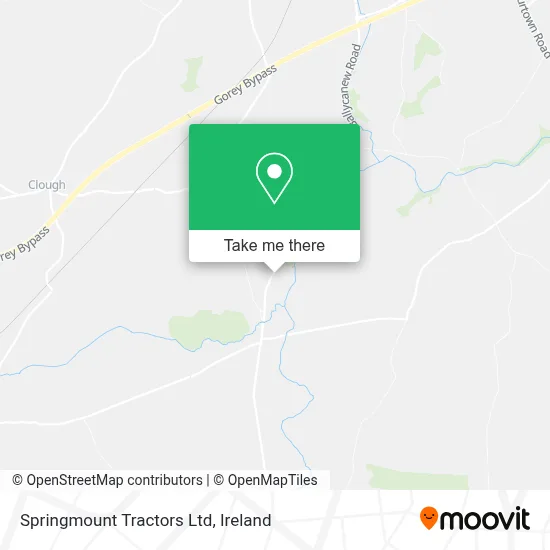 Springmount Tractors Ltd map