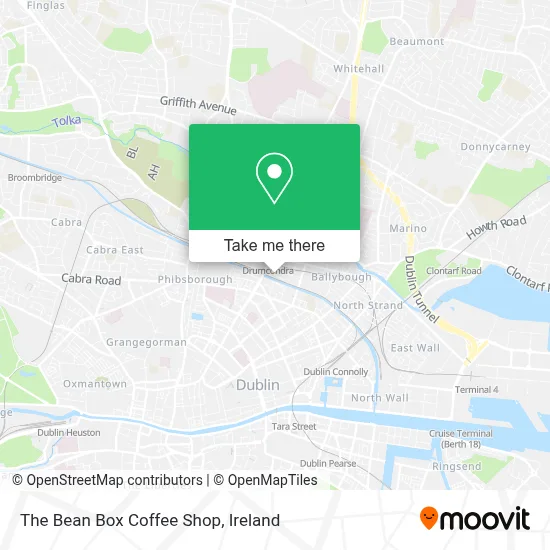 The Bean Box Coffee Shop map