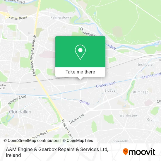 A&M Engine & Gearbox Repairs & Services Ltd map