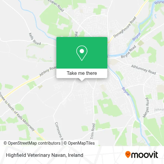 Highfield Veterinary Navan map