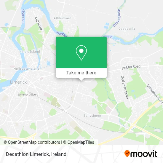 Decathlon Limerick map