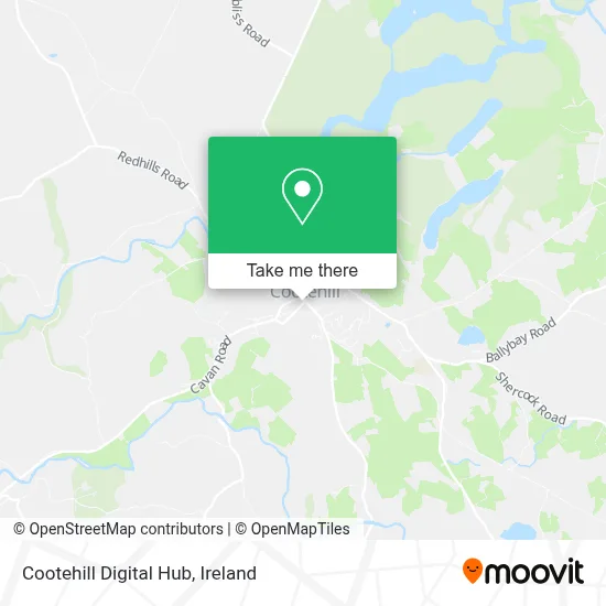 Cootehill Digital Hub map