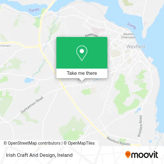 Irish Craft And Design map