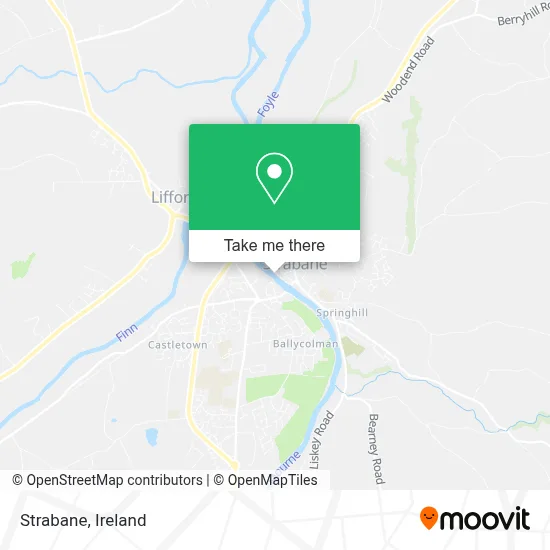 Strabane map