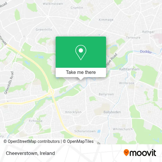 Cheeverstown map