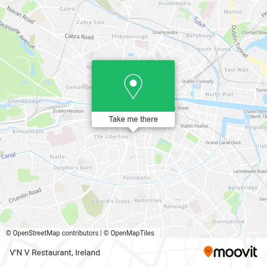 V'N V Restaurant map