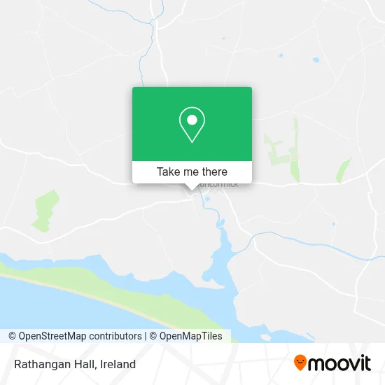 Rathangan Hall map