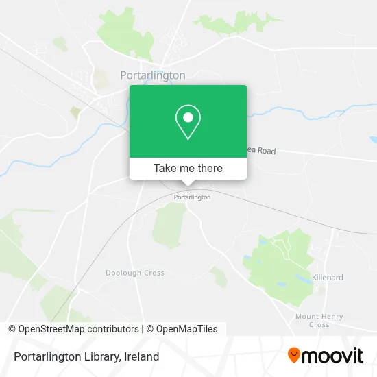 Portarlington Library map