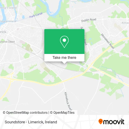 Soundstore - Limerick map