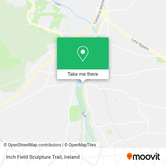 Inch Field Sculpture Trail map