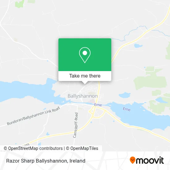 Razor Sharp Ballyshannon map