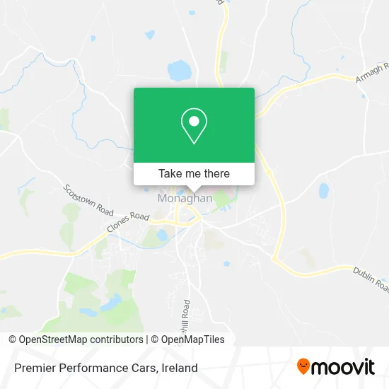 Premier Performance Cars map