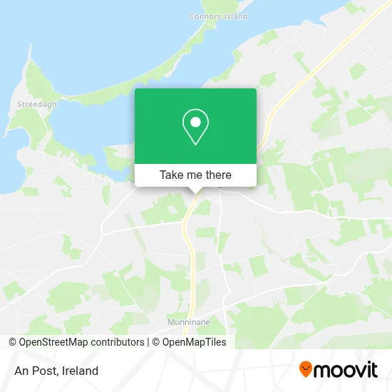 An Post map