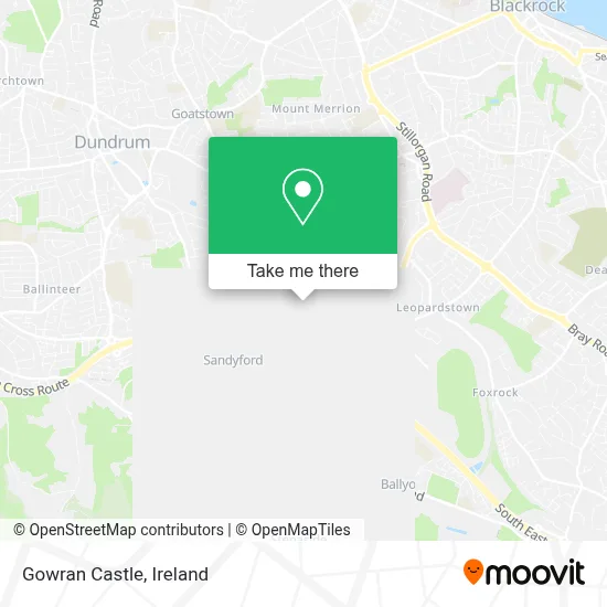 Gowran Castle map