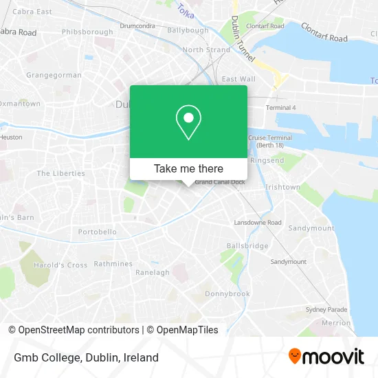 Gmb College, Dublin map