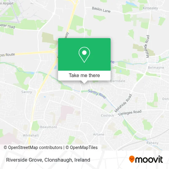 Riverside Grove, Clonshaugh map