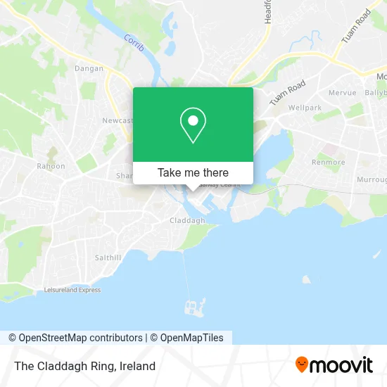 The Claddagh Ring map