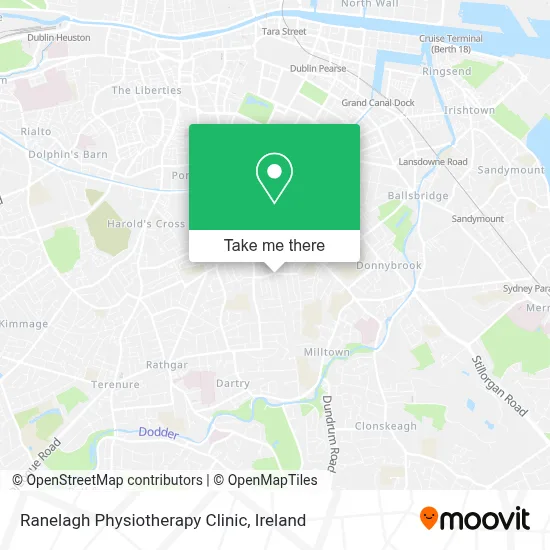Ranelagh Physiotherapy Clinic map