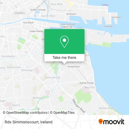 Rds Simmonscourt map