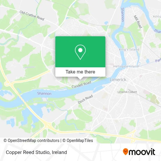 Copper Reed Studio map