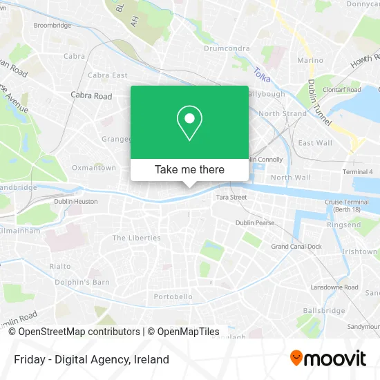 Friday - Digital Agency map