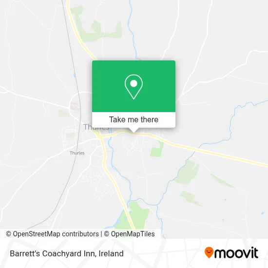 Barrett's Coachyard Inn map