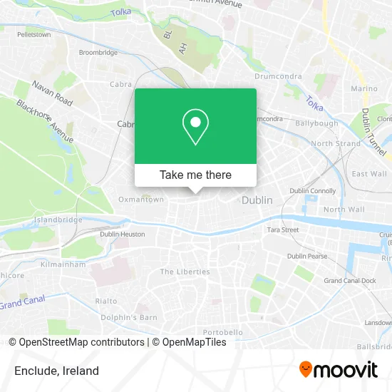 Enclude map