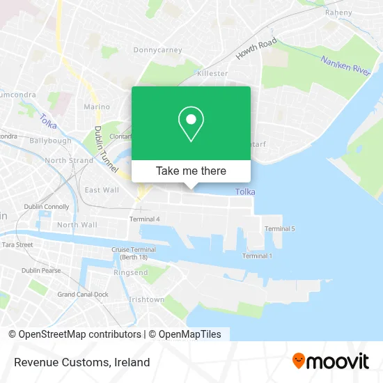 Revenue Customs map