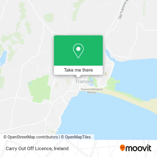 Carry Out Off Licence map